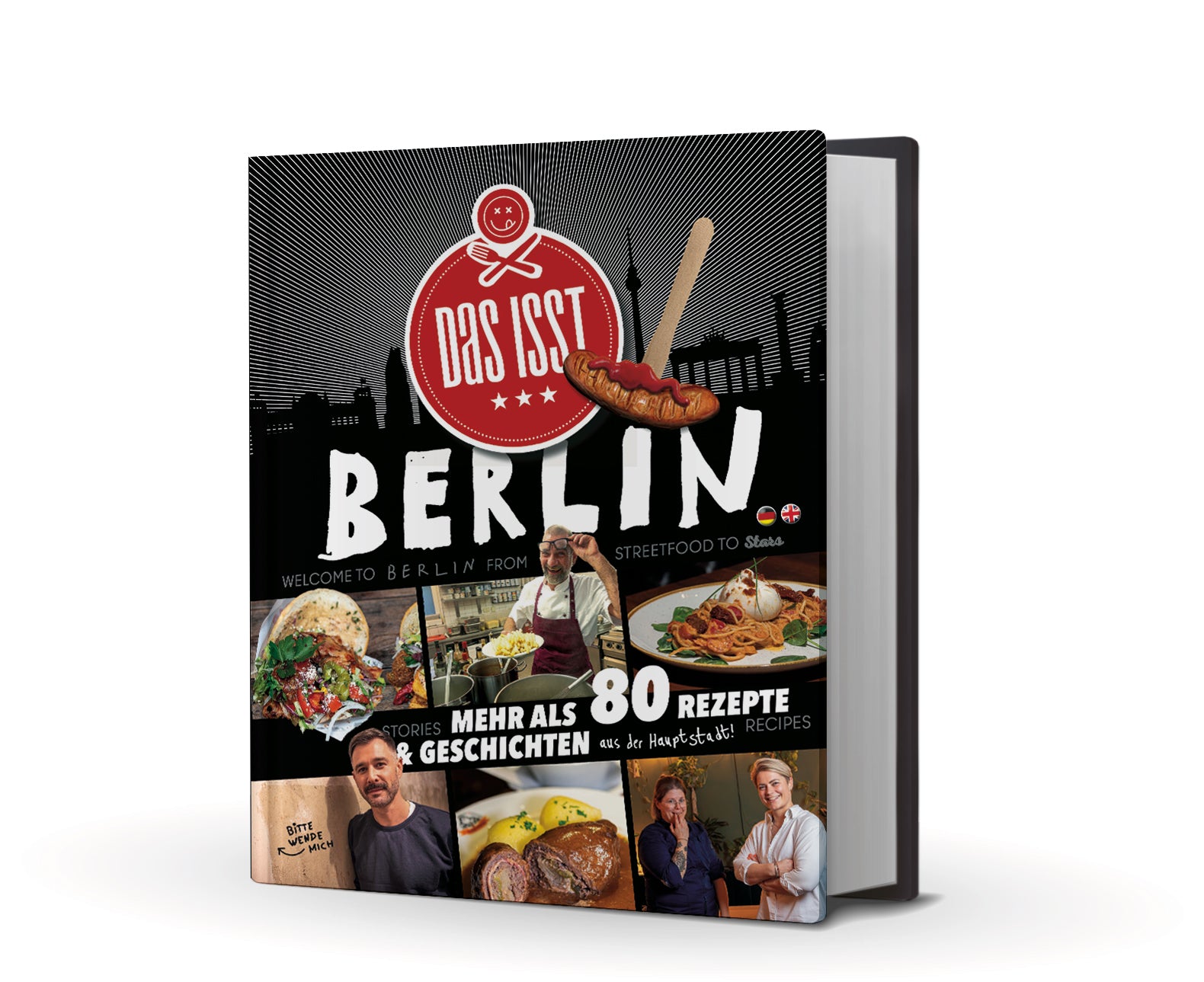 Buchcover DAS ISST BERLIN Kochbuch mit über 80 Rezepten aus der Hauptstadt